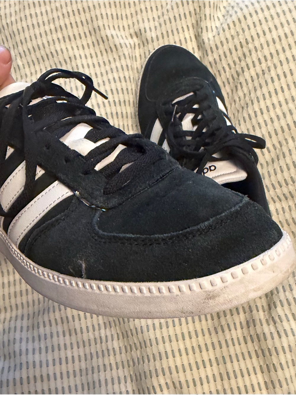 adidas Breaknet Sleek Black Suede Low Top Sneakers 9.5 - Picture 5 of 5